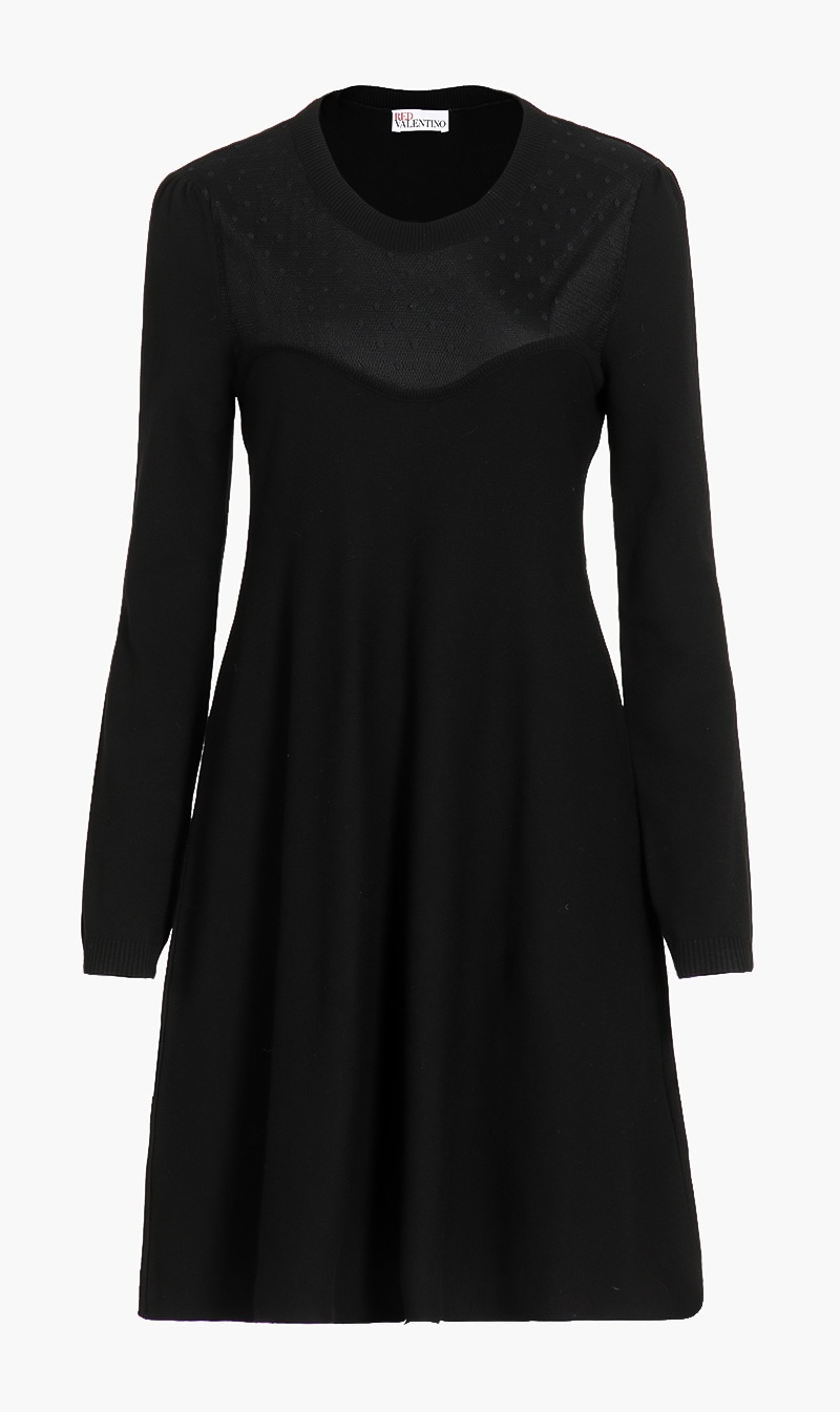 

Red Valentino Mini Sweater Dress