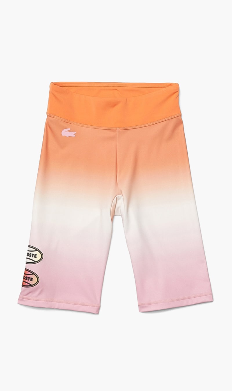 

Lacoste Orange Classic Logo Shorts for Women | The Deal Outlet