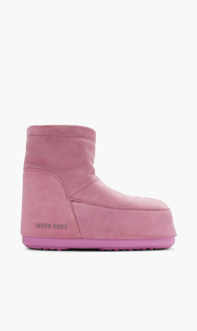 

Moon Boot Pink Mb Icon Low Nolace Suede for Women | The Deal Outlet