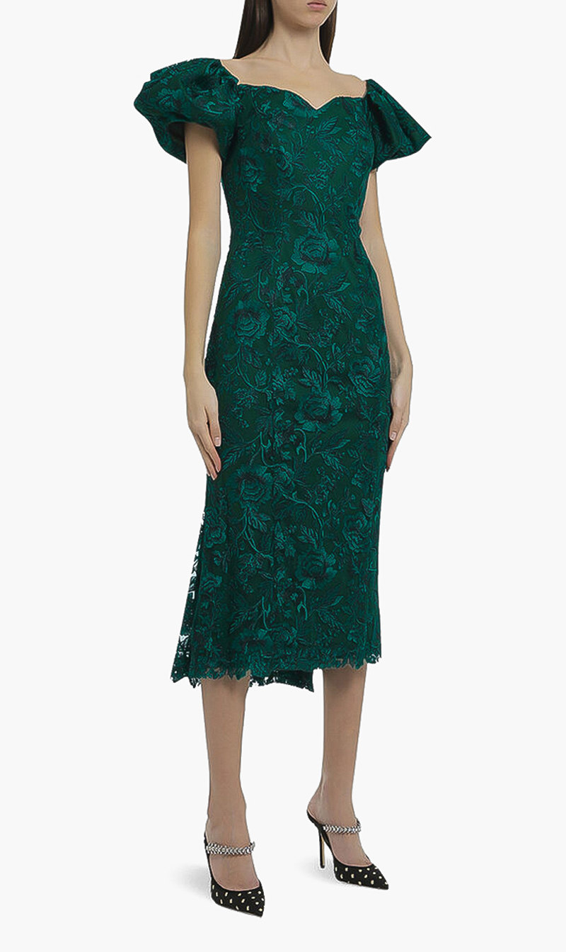 

Ivette Midi Dress, Green