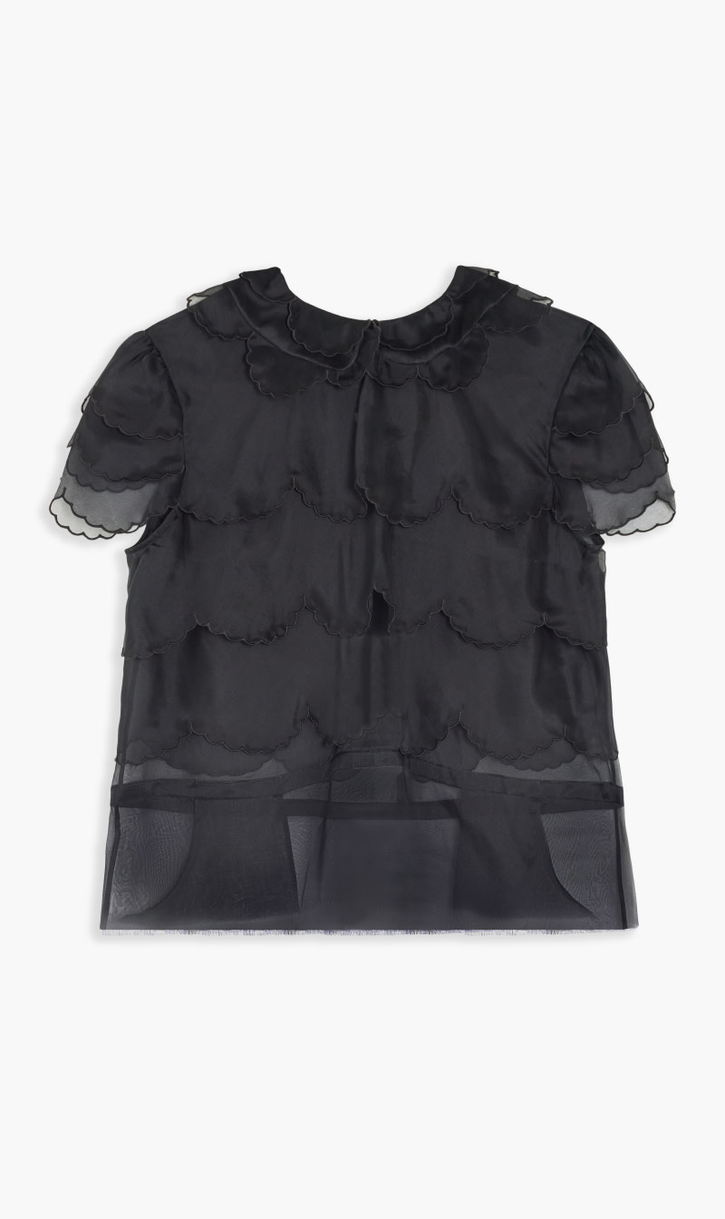 

Maison Margiela Black Black Short-sleeved Top for Women | The Deal Outlet