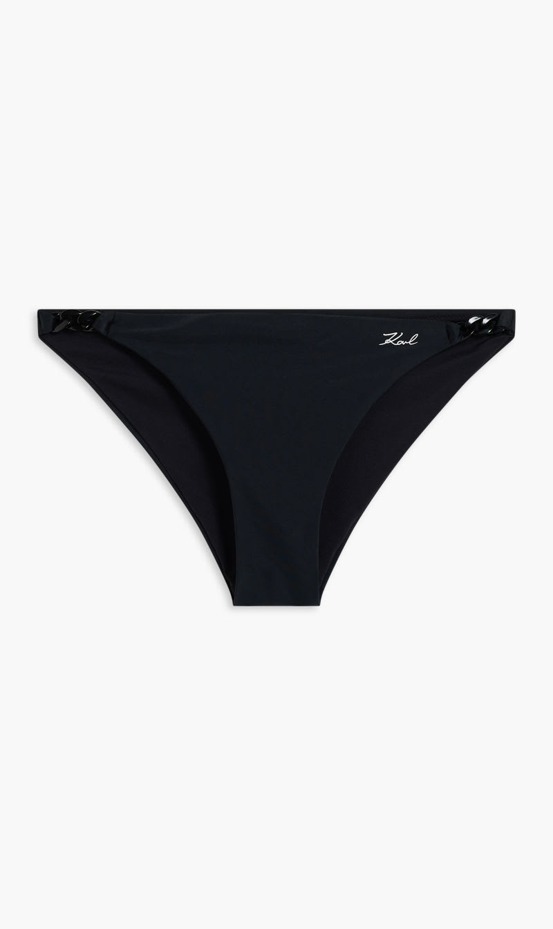 

Karl Lagerfeld Black Dna Bottoms With Chain for Women | The Deal Outlet