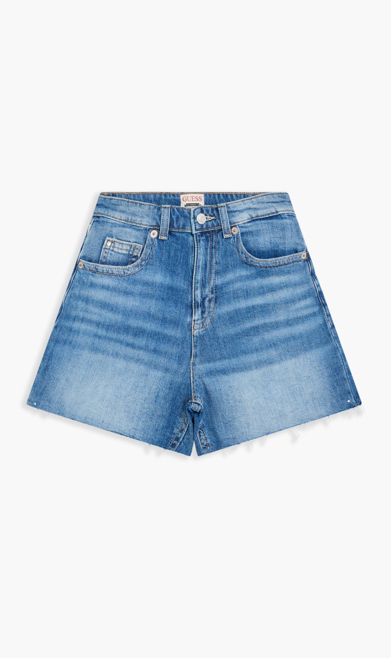 

Guess Blue Manola Denim Short for Women | The Deal Outlet