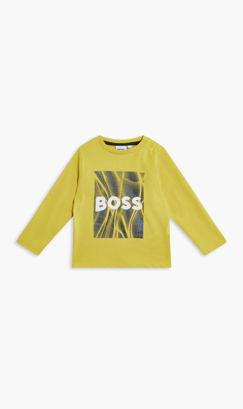 

Hugo Boss Yellow Long Sleeve T-shirt for Boys | The Deal Outlet