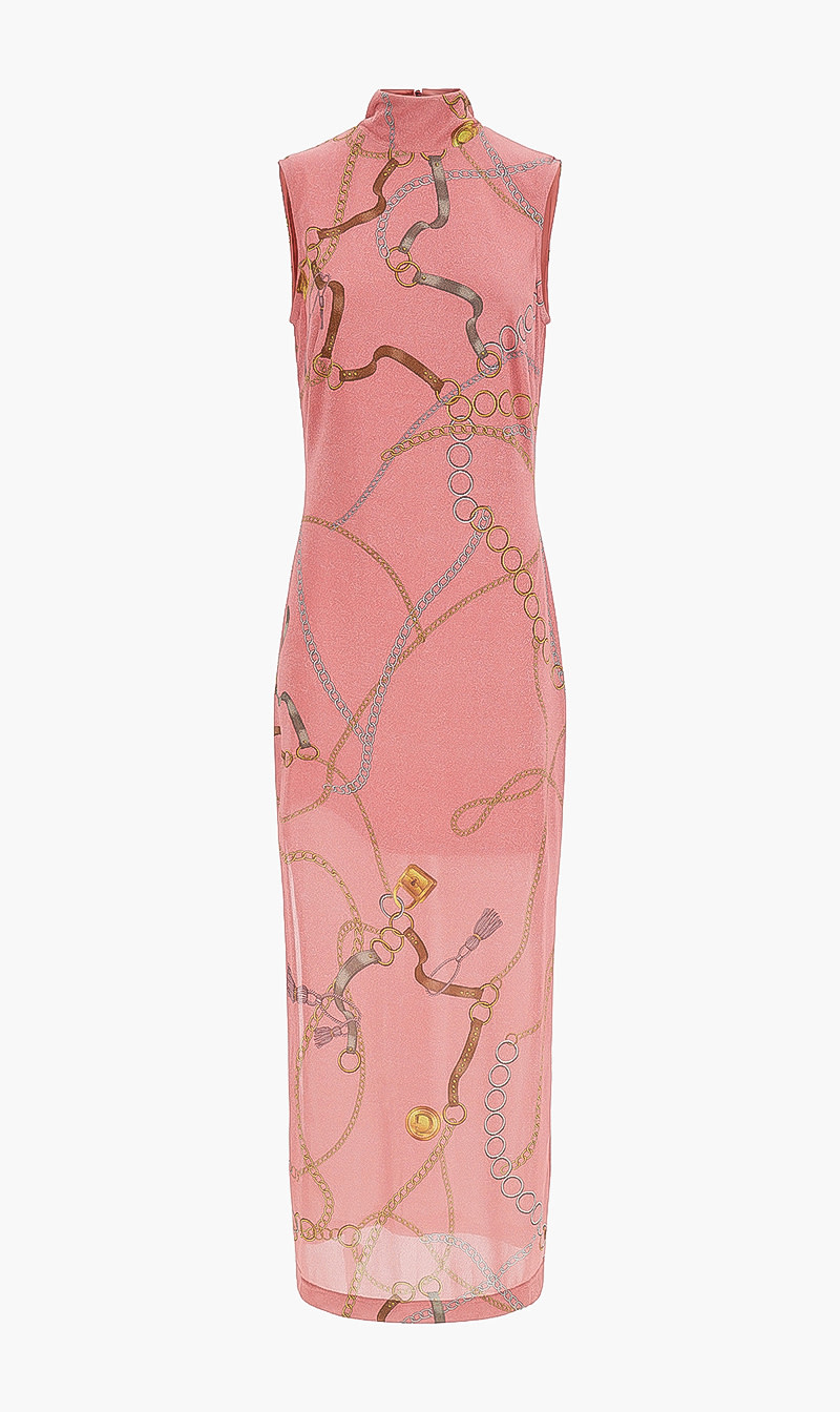 

Audrine Lurex Dress, Pink