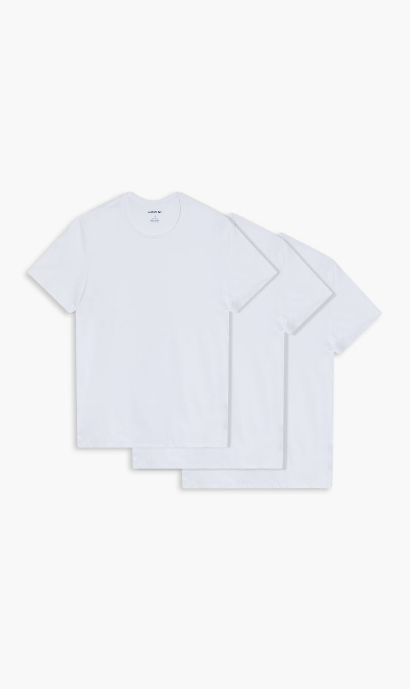 

Lacoste White 3 Packs T-shirt Underwear for Men | The Deal Outlet