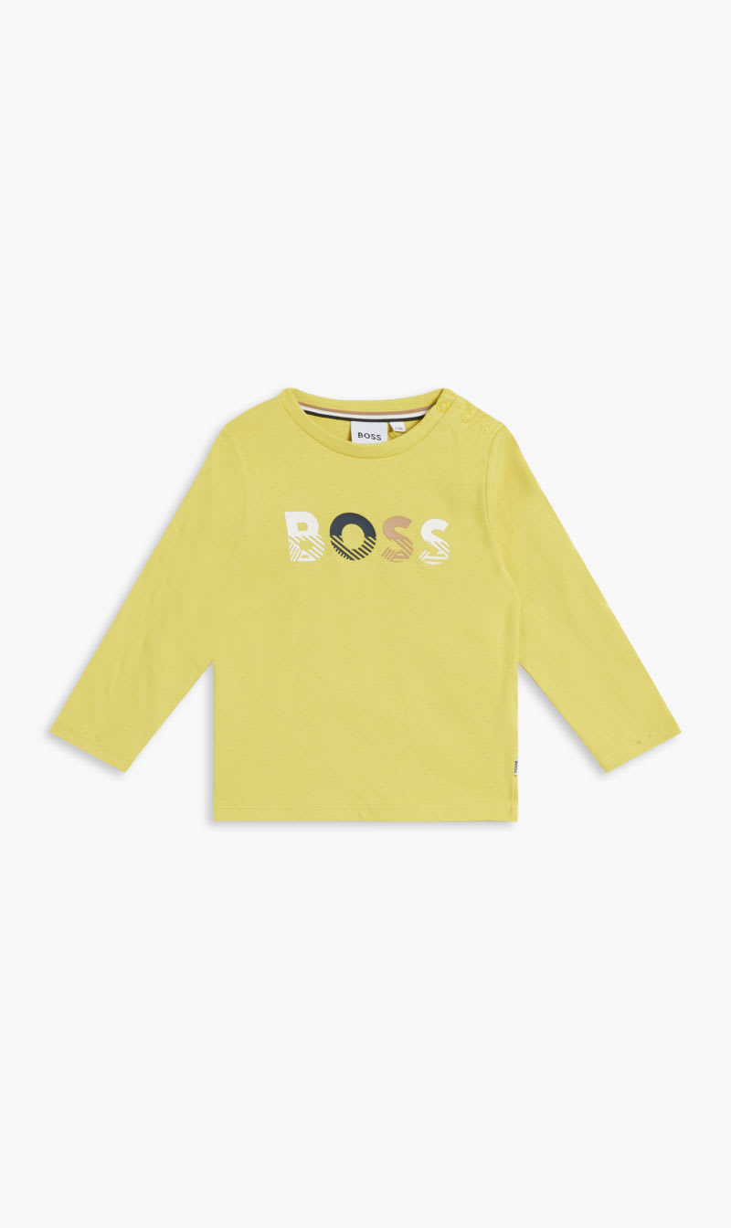 

Hugo Boss Yellow Long Sleeve T-shirt for Boys | The Deal Outlet