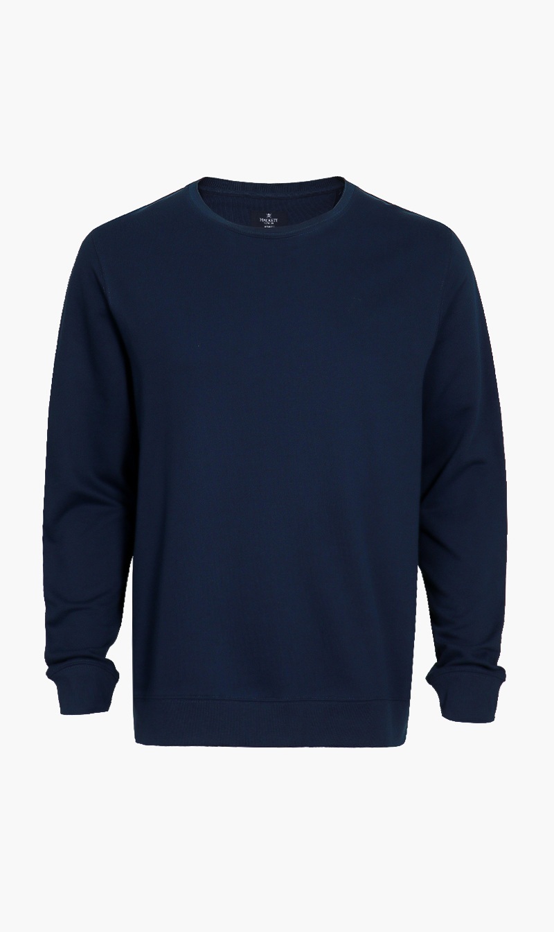 

Refined Crew Sweatshirt, Blue