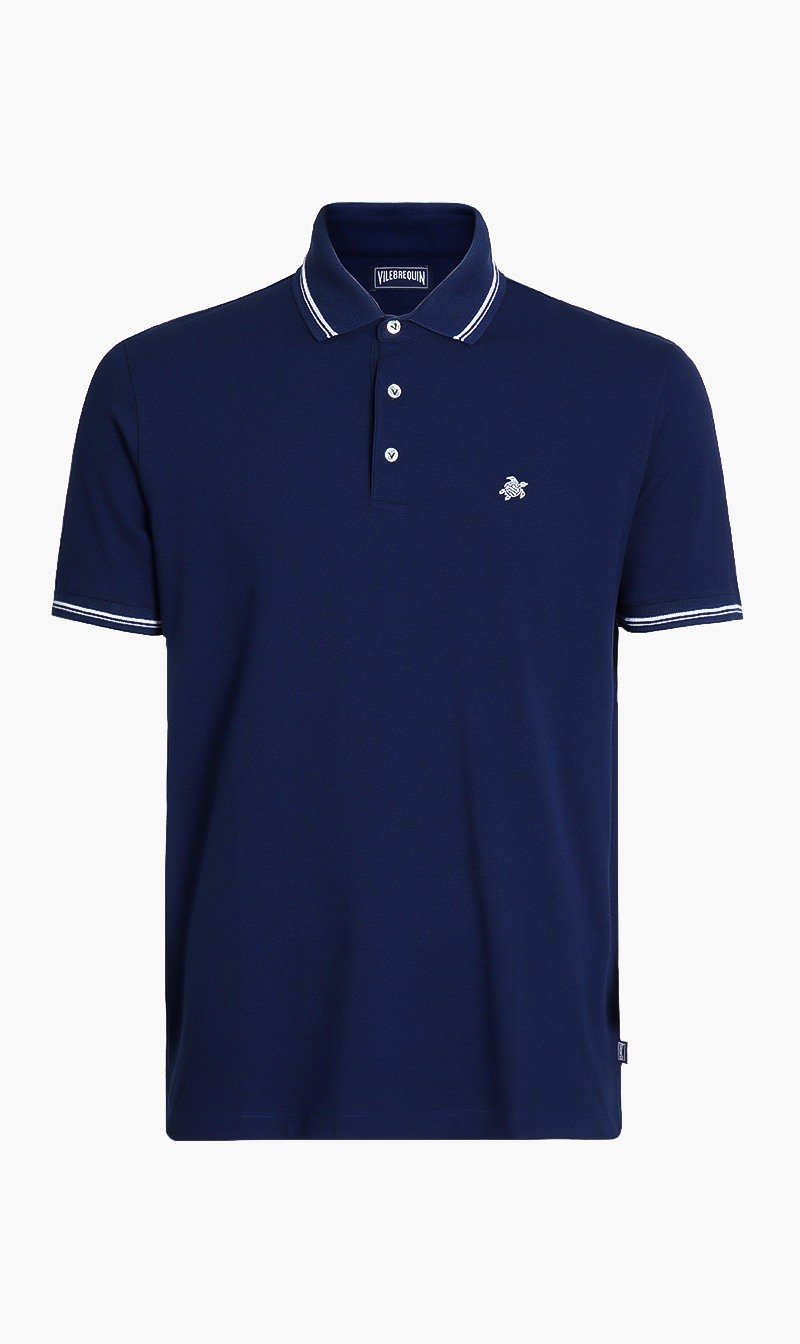 

Vilebrequin Blue Basic Polo T-shirt for Men | The Deal Outlet