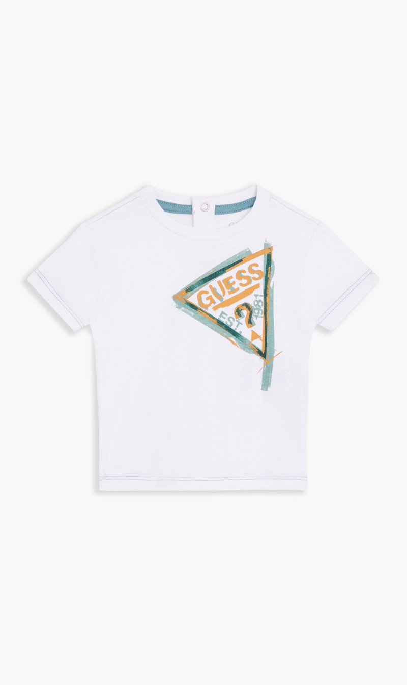 

Guess White Organic Cotton T-shirt for Girls | The Deal Outlet