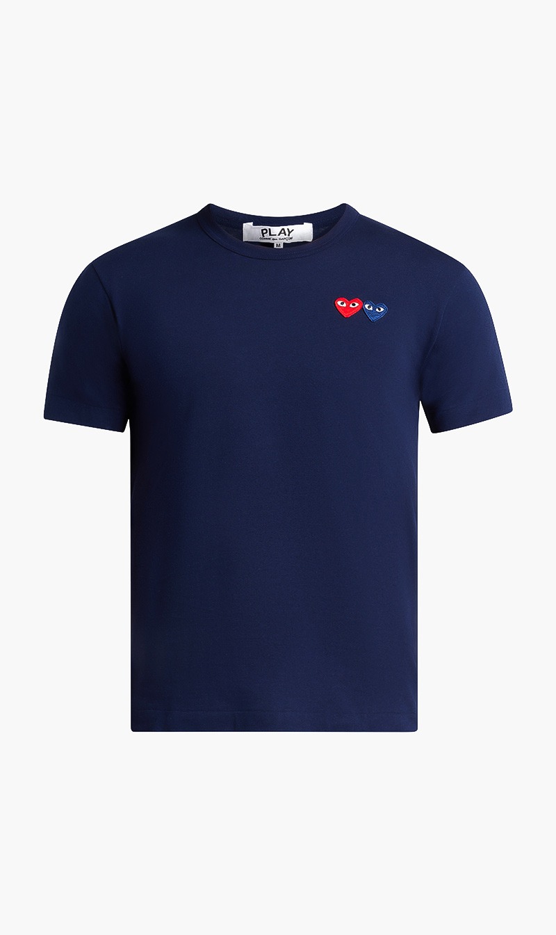 

Twin Heart T-shirt, Blue