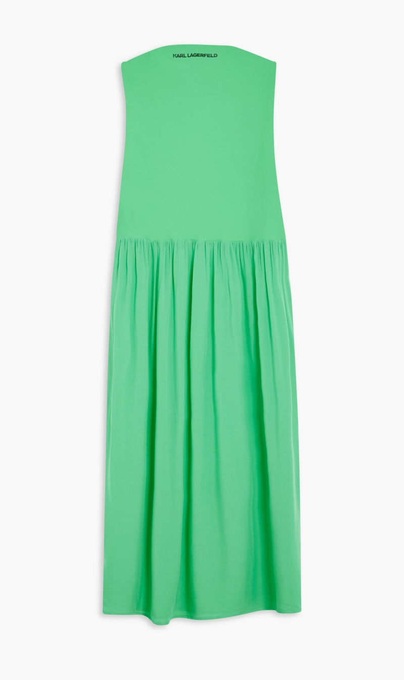 

Karl Lagerfeld Green Strapless Beach Dress for Women | The Deal Outlet