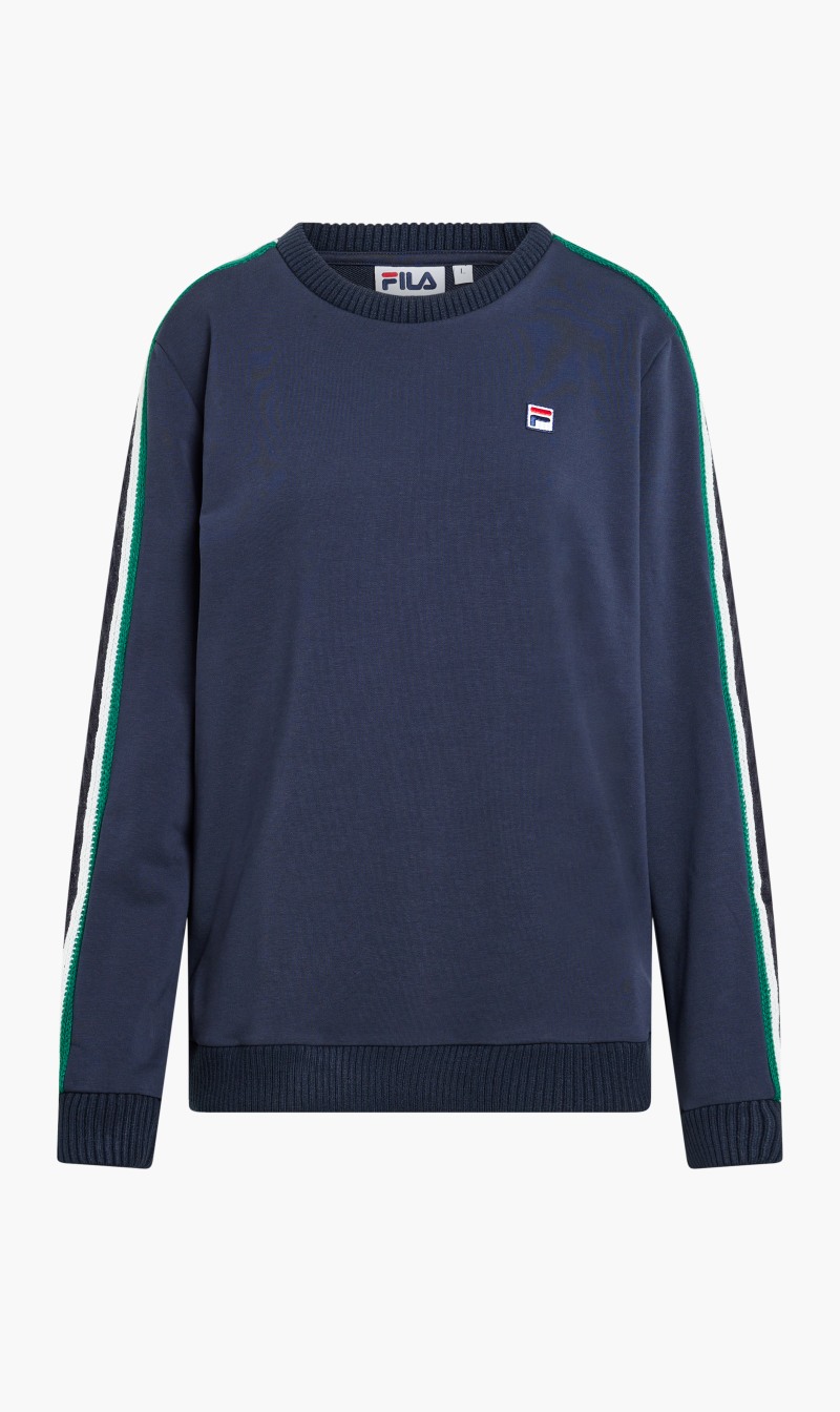 

Fila Multi-color Crew Top With Knitted Detail On Sleeves | The Deal Outlet