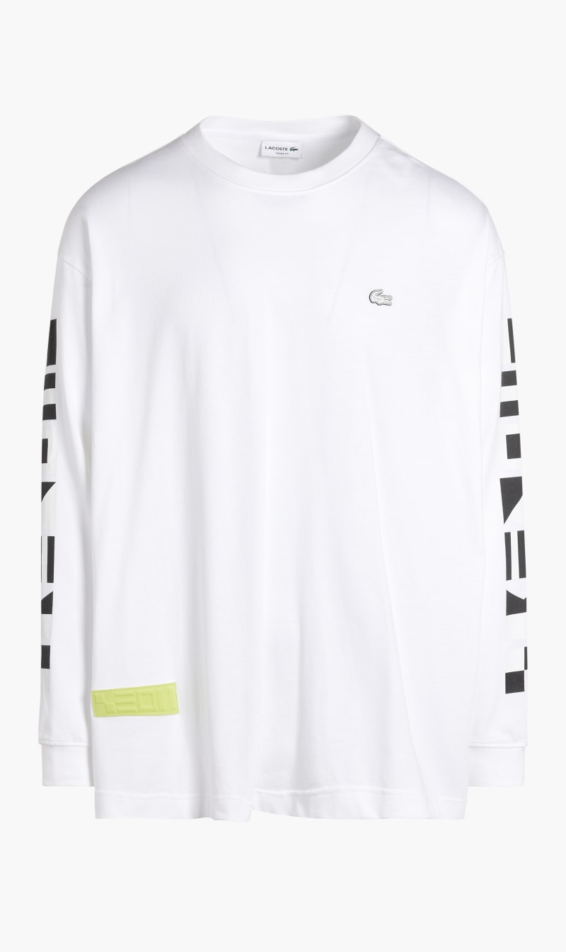 

Lacoste White Full Sleeve T-shirt for Men | The Deal Outlet