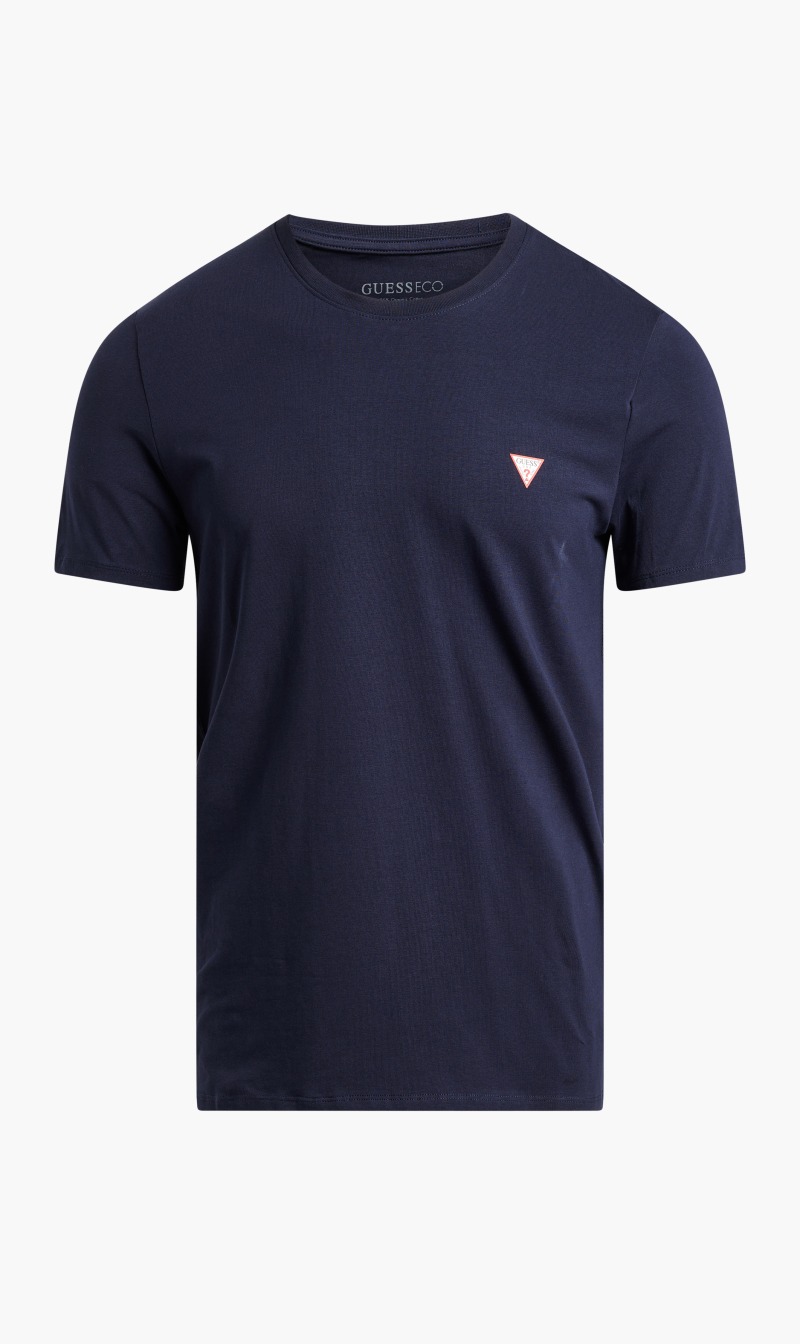 

Guess Blue Cn Ss Core Tee Str - Organic Stretch Jersey 180 for Men | The Deal Outlet