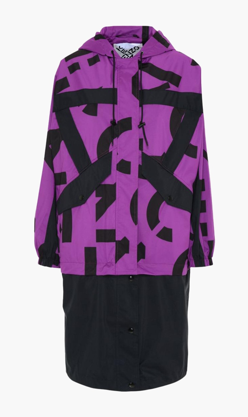 

Kenzo Elongated Printed Windbreaker