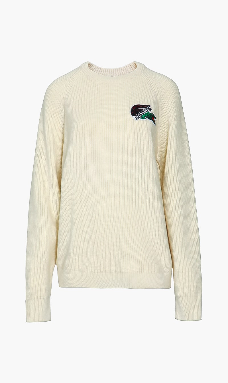 

Lacoste Beige Ribbed Long Sleeves Sweater for Men | The Deal Outlet