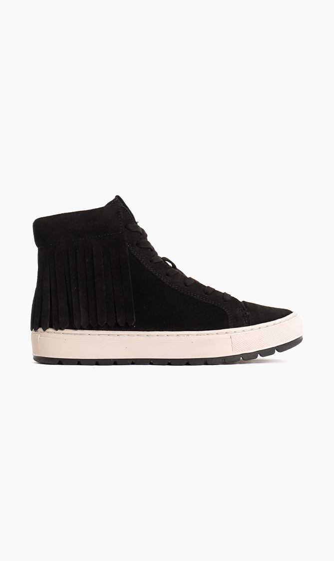 

Geox Breeda Suede Fringed High Top Sneakers