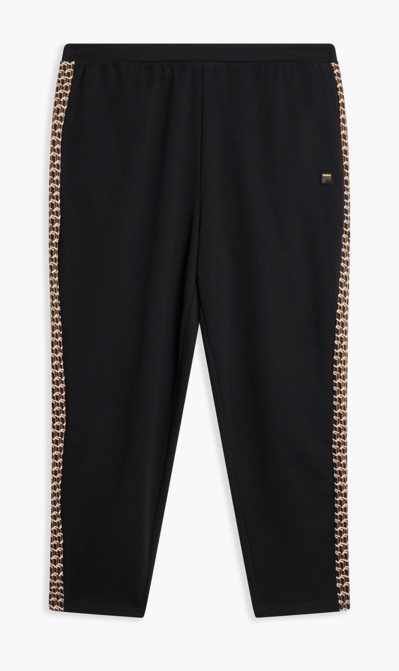 

Vigo Pant Track Pant With Geo Pattern Side Panel, Black