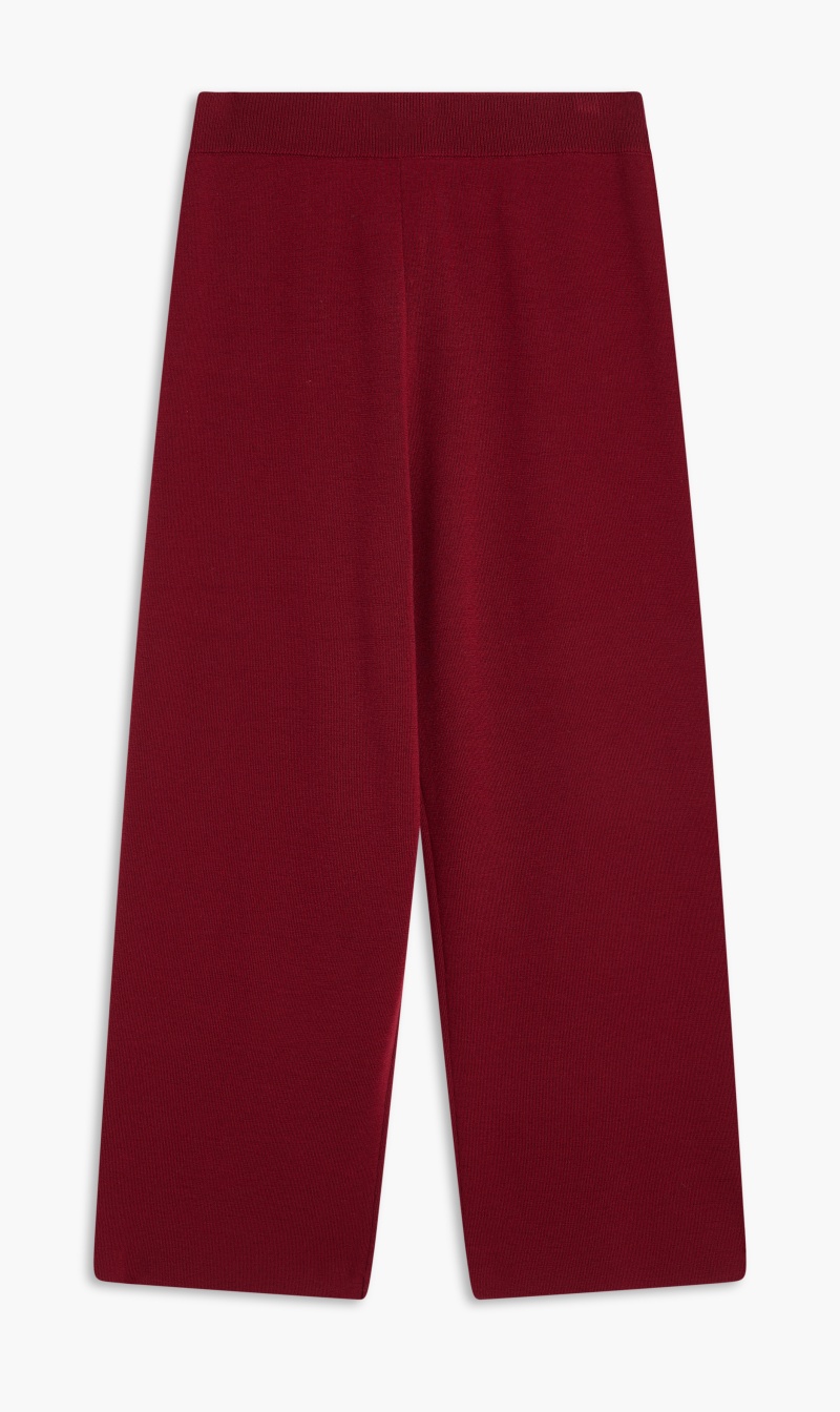 

Kenzo Red Crest Logo Flare Pants for Women | The Deal Outlet