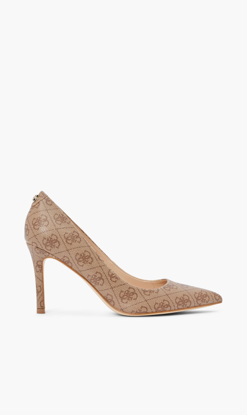 

Guess Brown 4g Logo Dress Pumps for Women | The Deal Outlet