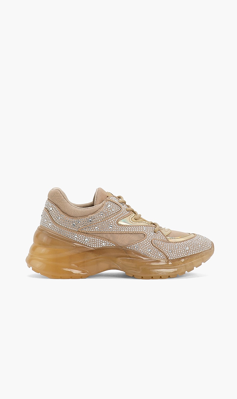 

Guess Beige Bailian Sneakers for Women | The Deal Outlet