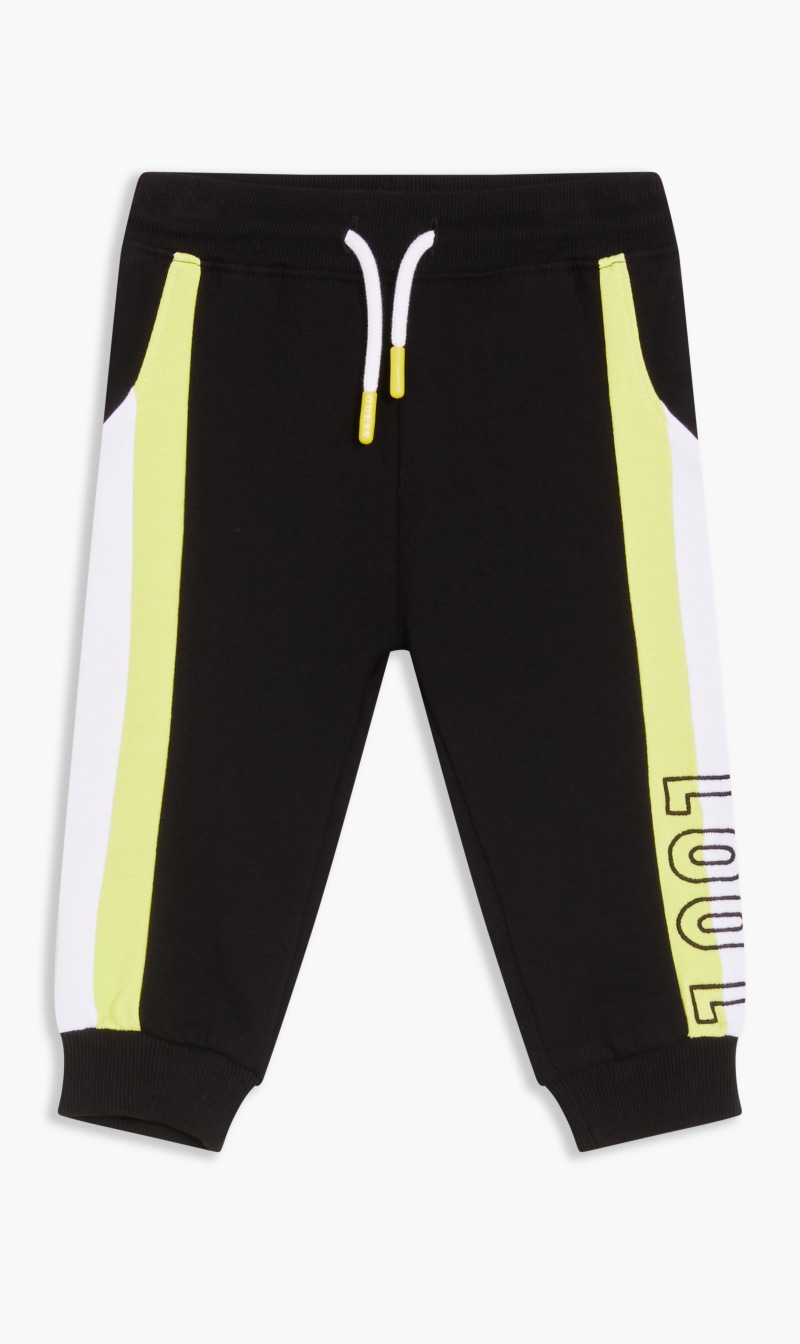 

Guess Black French Terry Active Pants for Boys | The Deal Outlet