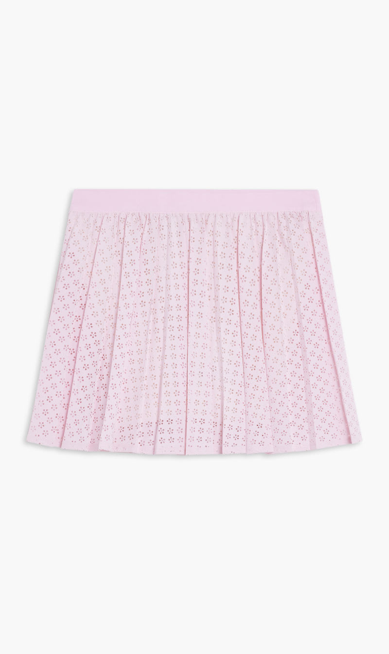 

Tory Burch Pink Tory Sport Performance Pleated Laser Cut Tennis Skirt for Women | The Deal Outlet