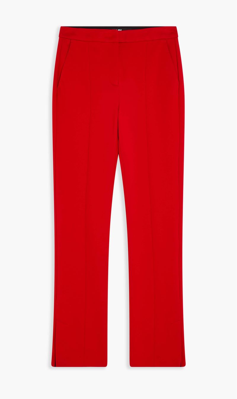 

Karl Lagerfeld Red Punto Pants for Women | The Deal Outlet