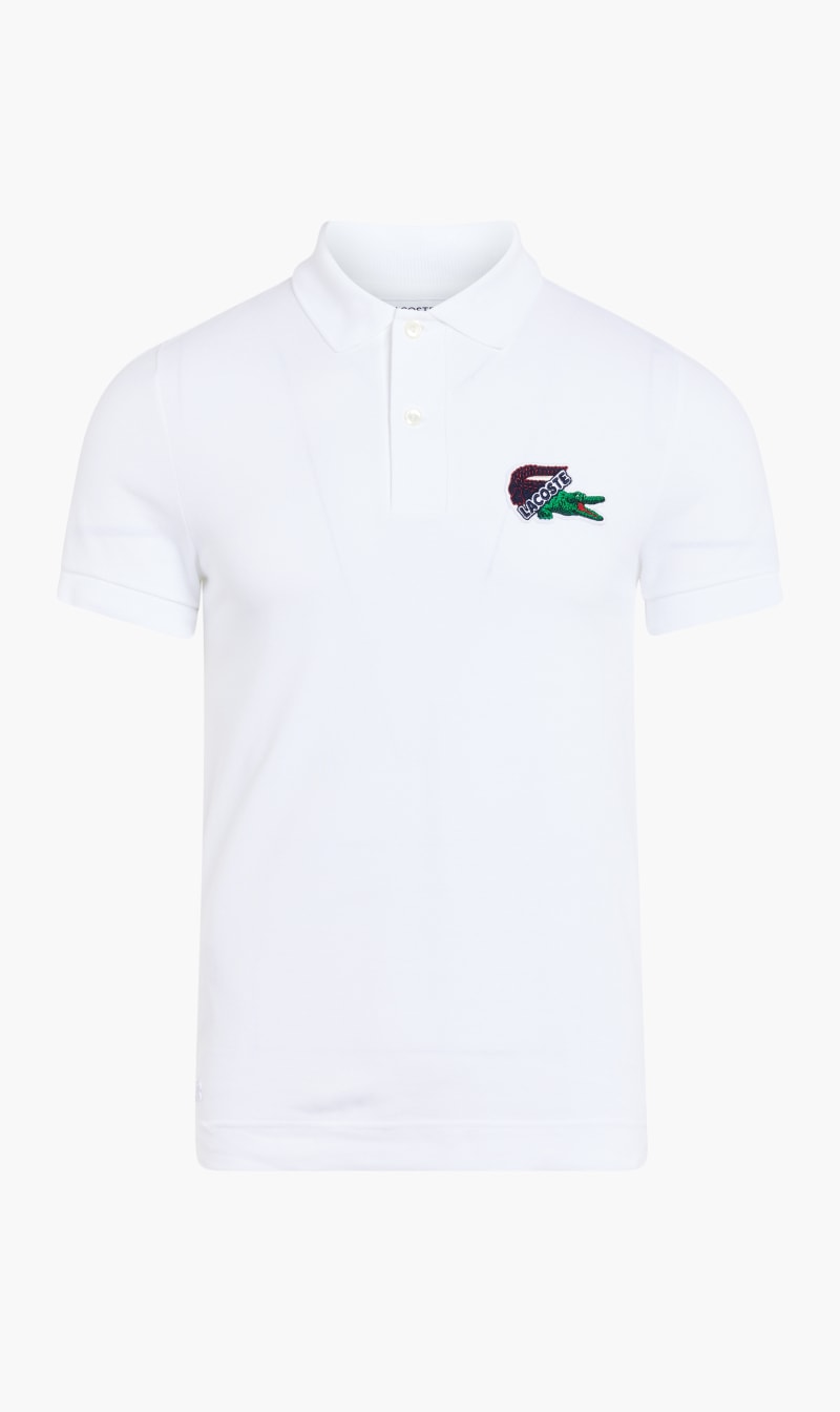 

Lacoste White Regular Fit Polo T-shirt for Men | The Deal Outlet