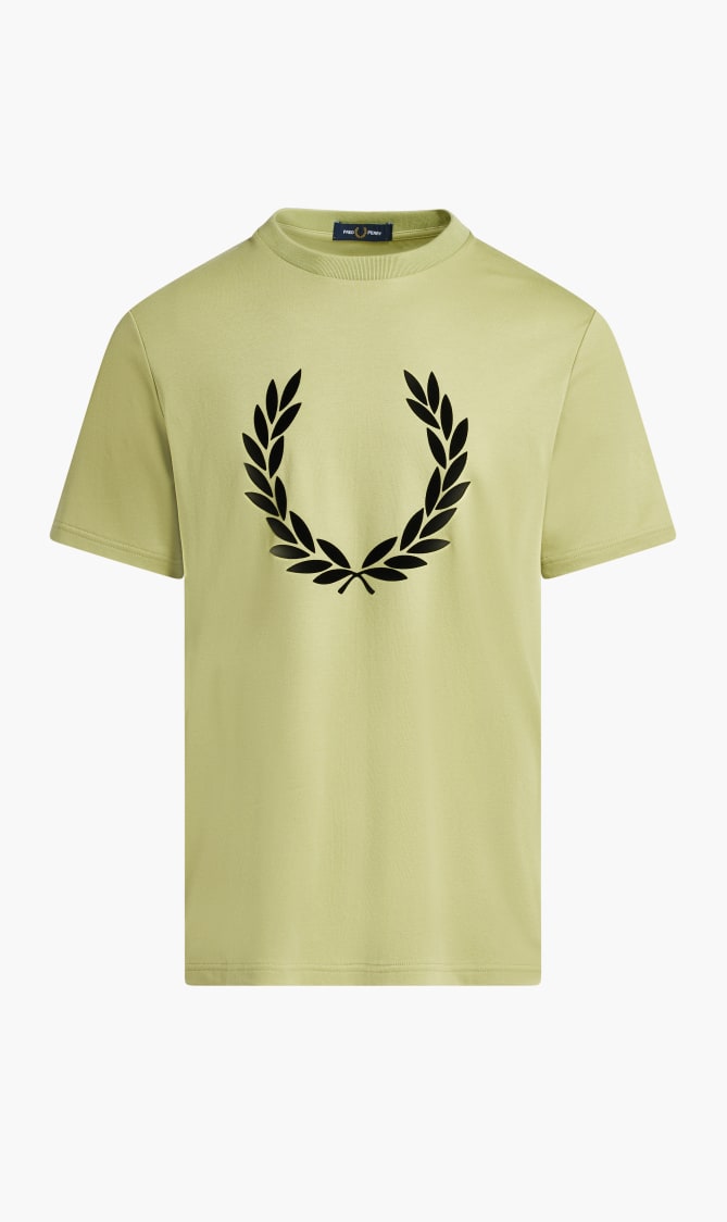 

Flock Laurel Wreath Tshirt, Green