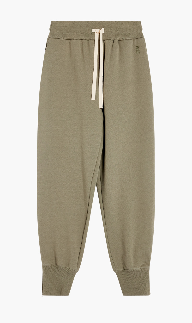 

Full Length Cotton Trackpants, Green