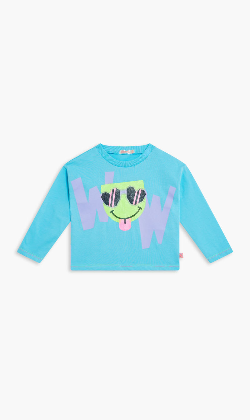 

Billieblush Blue Long Sleeve T-shirt for Girls | The Deal Outlet