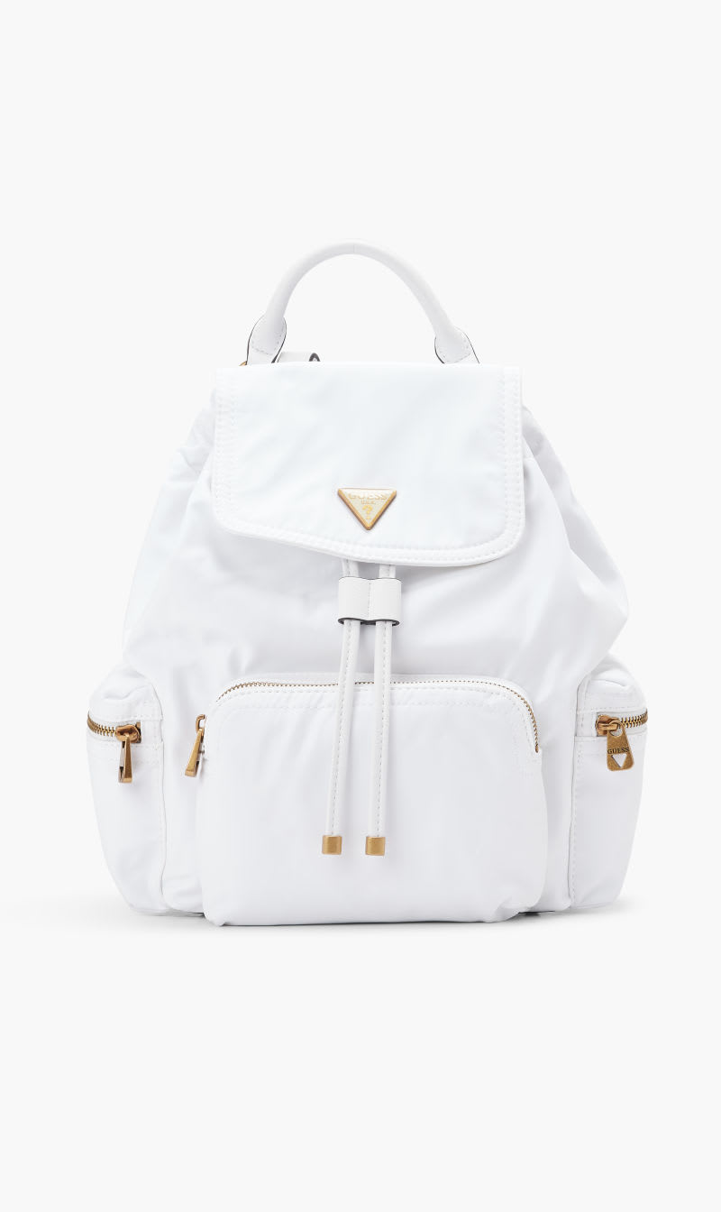 

Guess White Eco Gemma Backpack/white for Women | The Deal Outlet