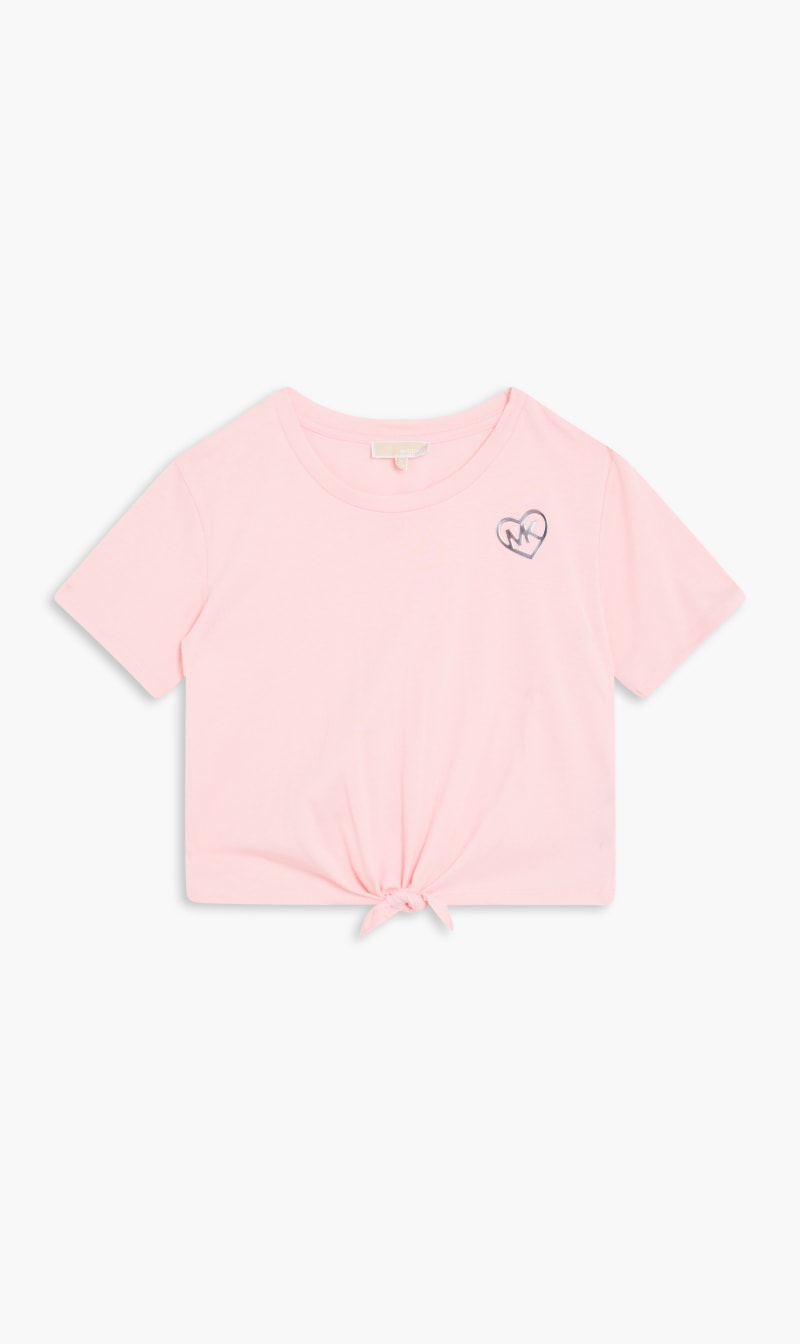 

Michael Kors Pink Cotton Logo T-shirt for Girls | The Deal Outlet