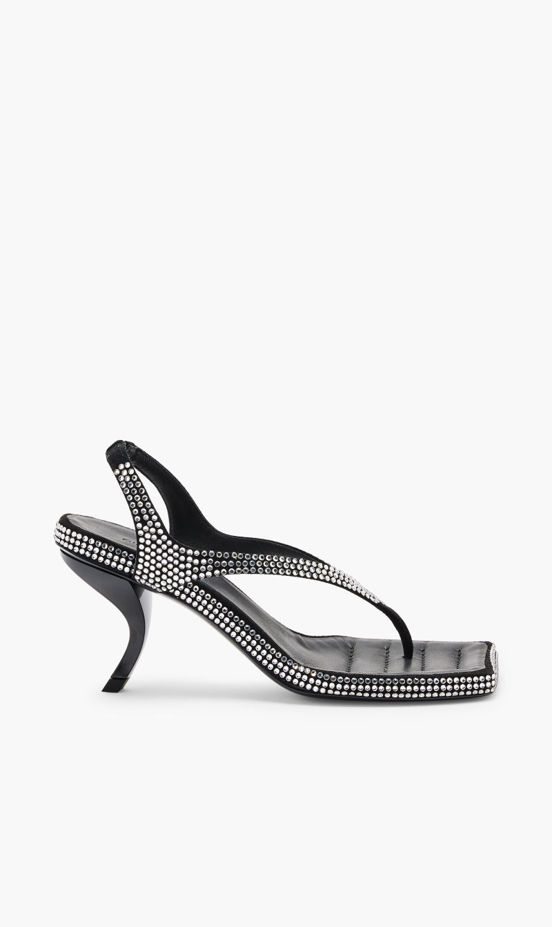 

Giaborghini Black Strass Sandal for Women | The Deal Outlet