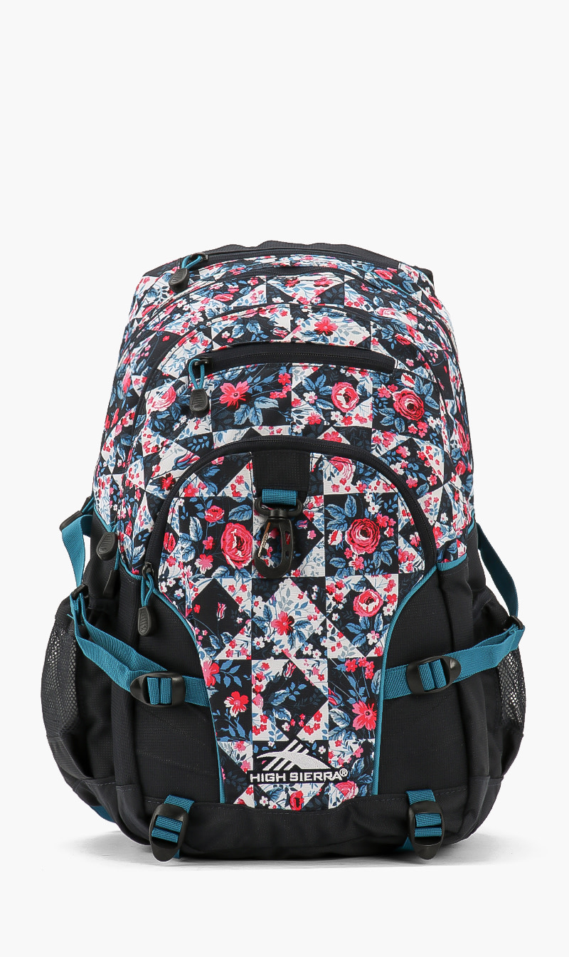 

Floral Loop Backpack, Blue