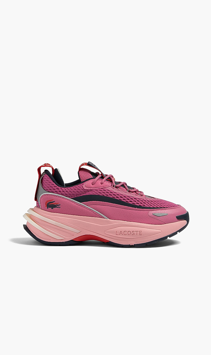 

Lacoste odyssa lace sneakers | the deal outlet, Pink