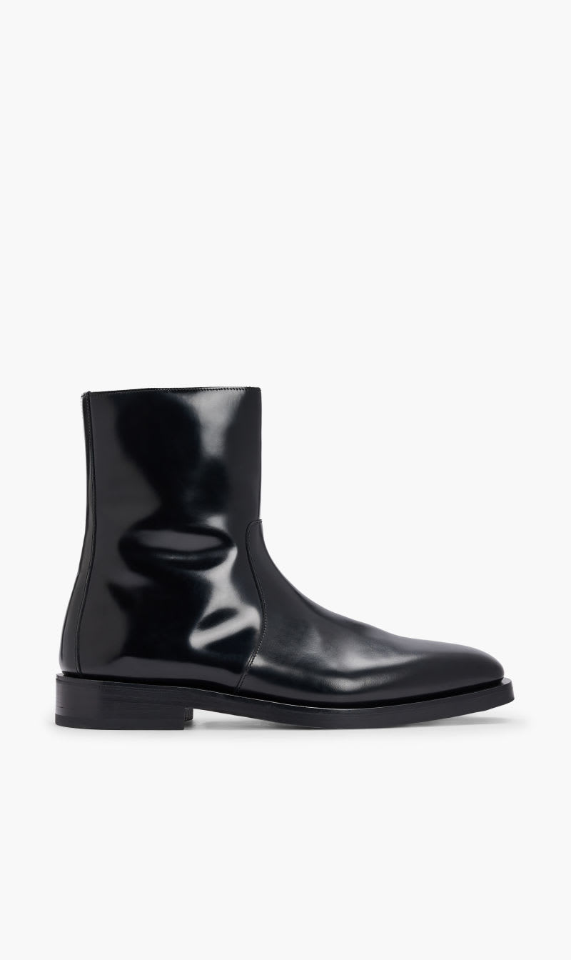 

Salvatore Ferragamo Black Gerald Demi Boot for Men | The Deal Outlet