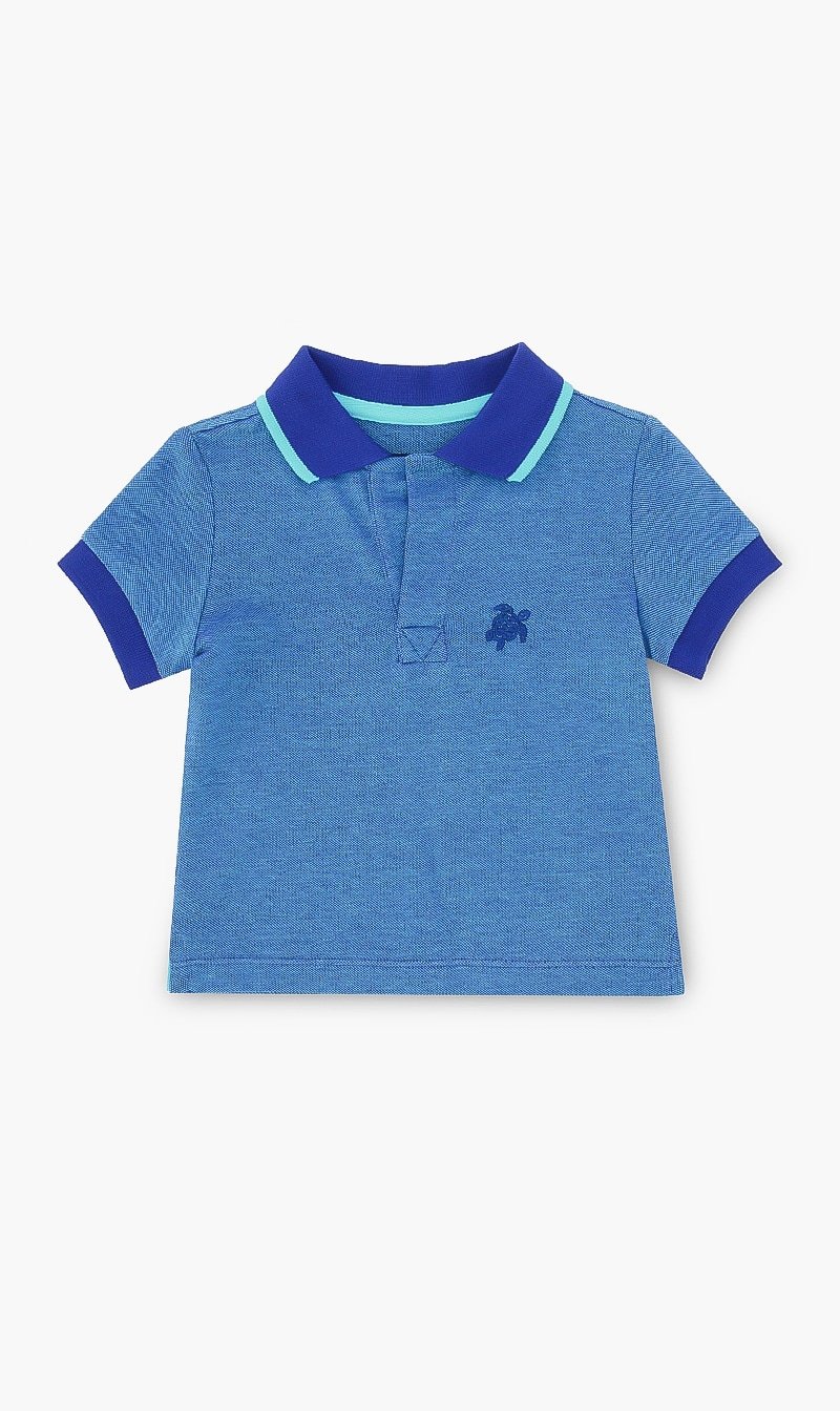 

Vilebrequin Blue Classic Polo for Boys | The Deal Outlet