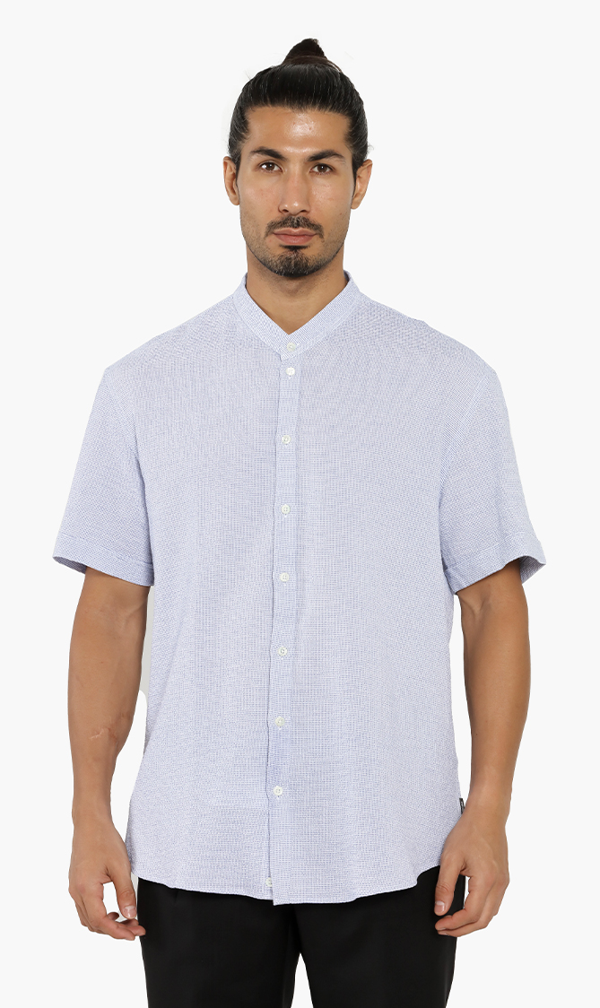 

Emporio Armani Jacquard Short Sleeves Shirt