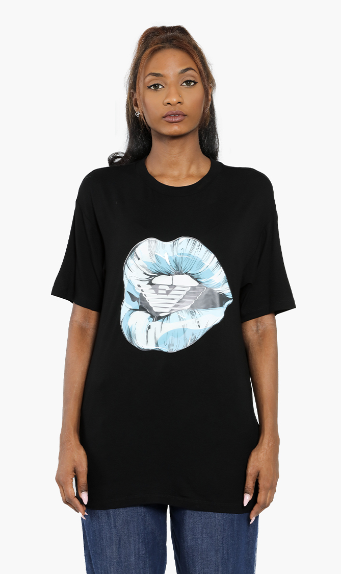 

Emporio Armani Lip Print T-shirt