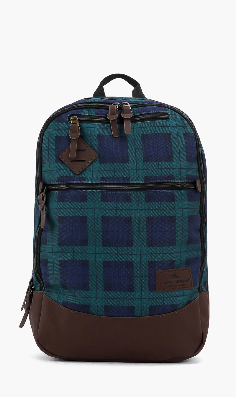 

Hs Urban Checks Backpack, Green