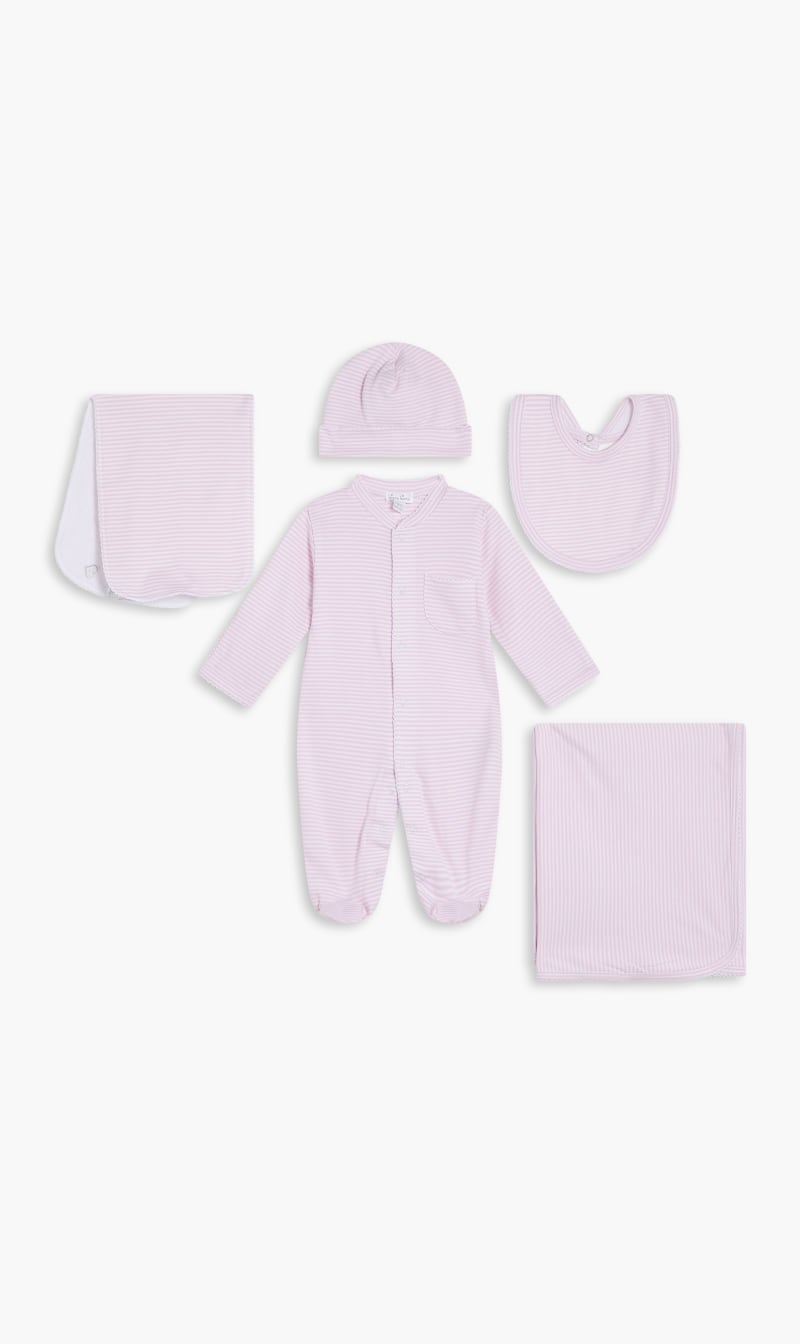 

Kissy Kissy Pink Stripes 5pc Gift Set W Gif for Kids | The Deal Outlet