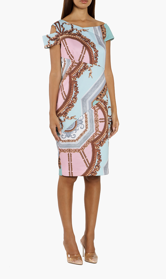 

Ted Baker Yanar Versailles Print Bodycon Dress