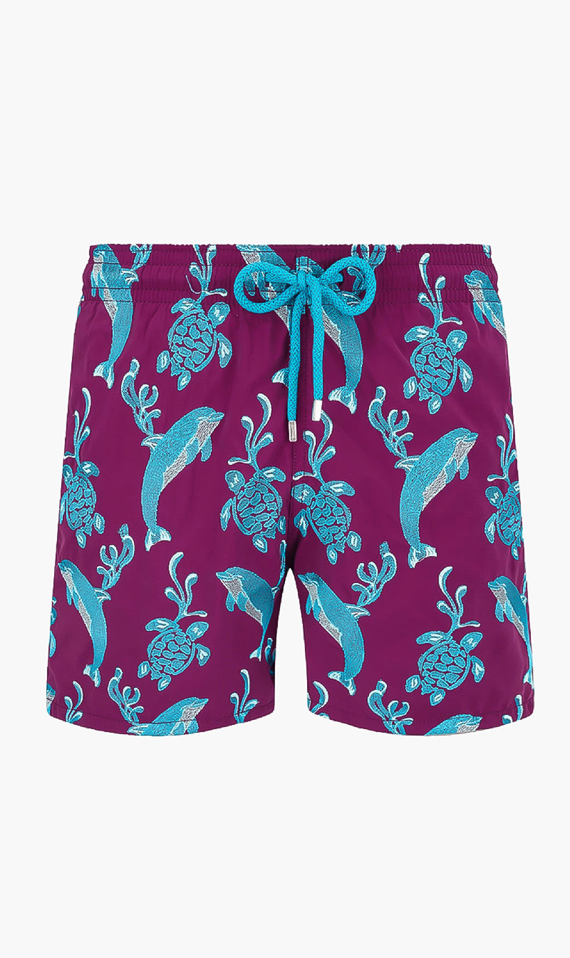 

Vilebrequin Purple Printed Swimshorts for Men | The Deal Outlet