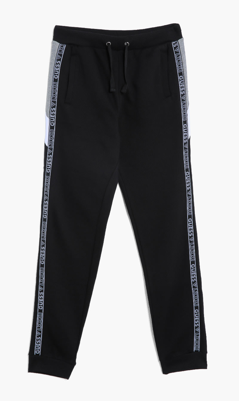 

Guess Black Ampo Blocked Jogger for Boys | The Deal Outlet