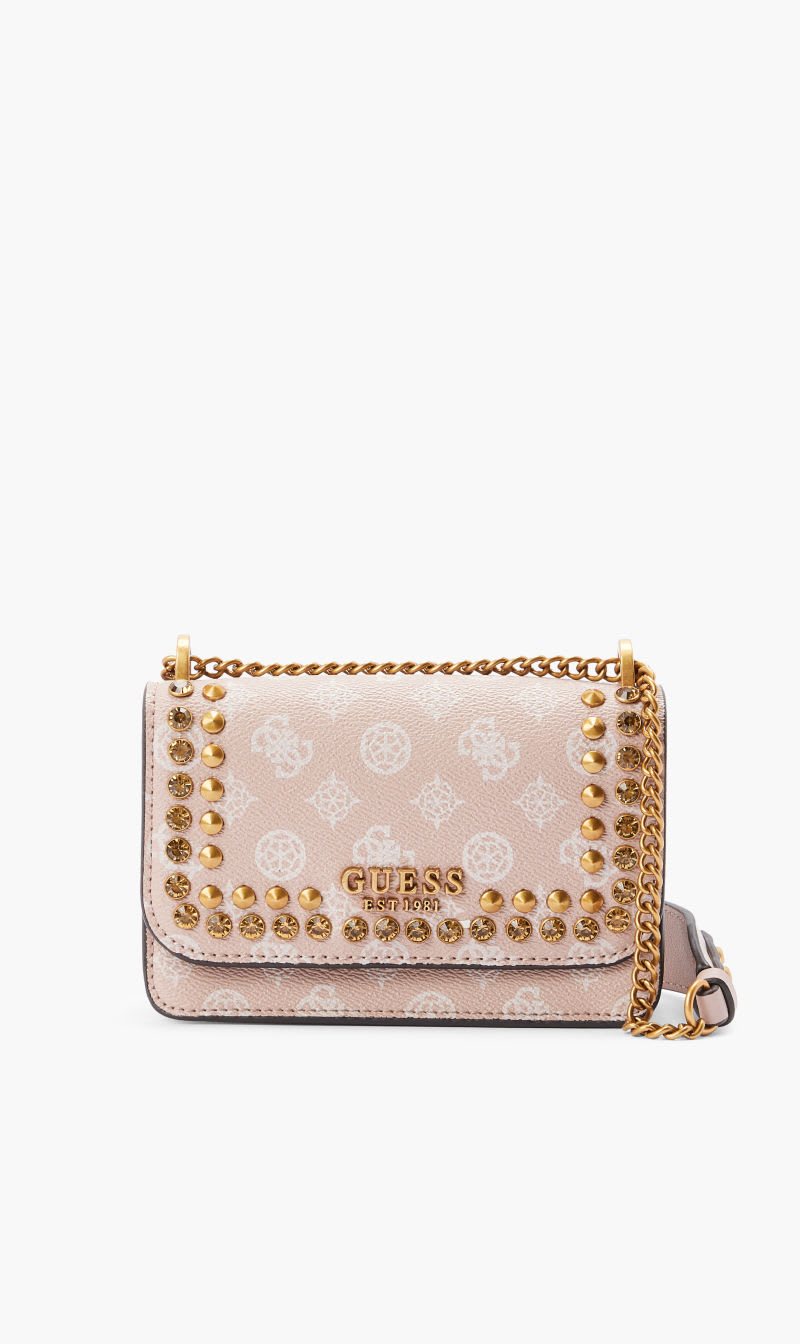 

Guess Pink Fynna Mini Convrtbl Crsbdy Flp for Women | The Deal Outlet