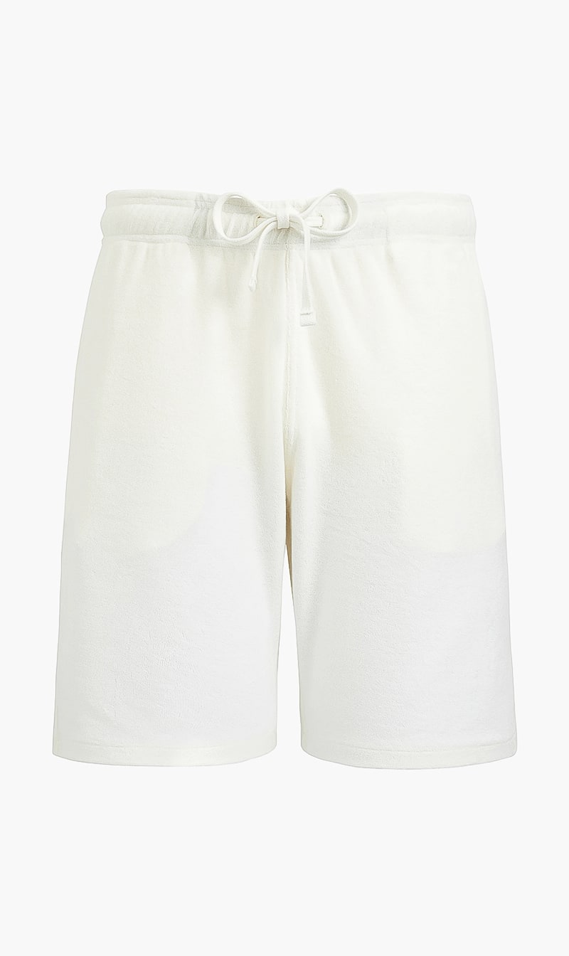 

Solid Elasticated Shorts, White