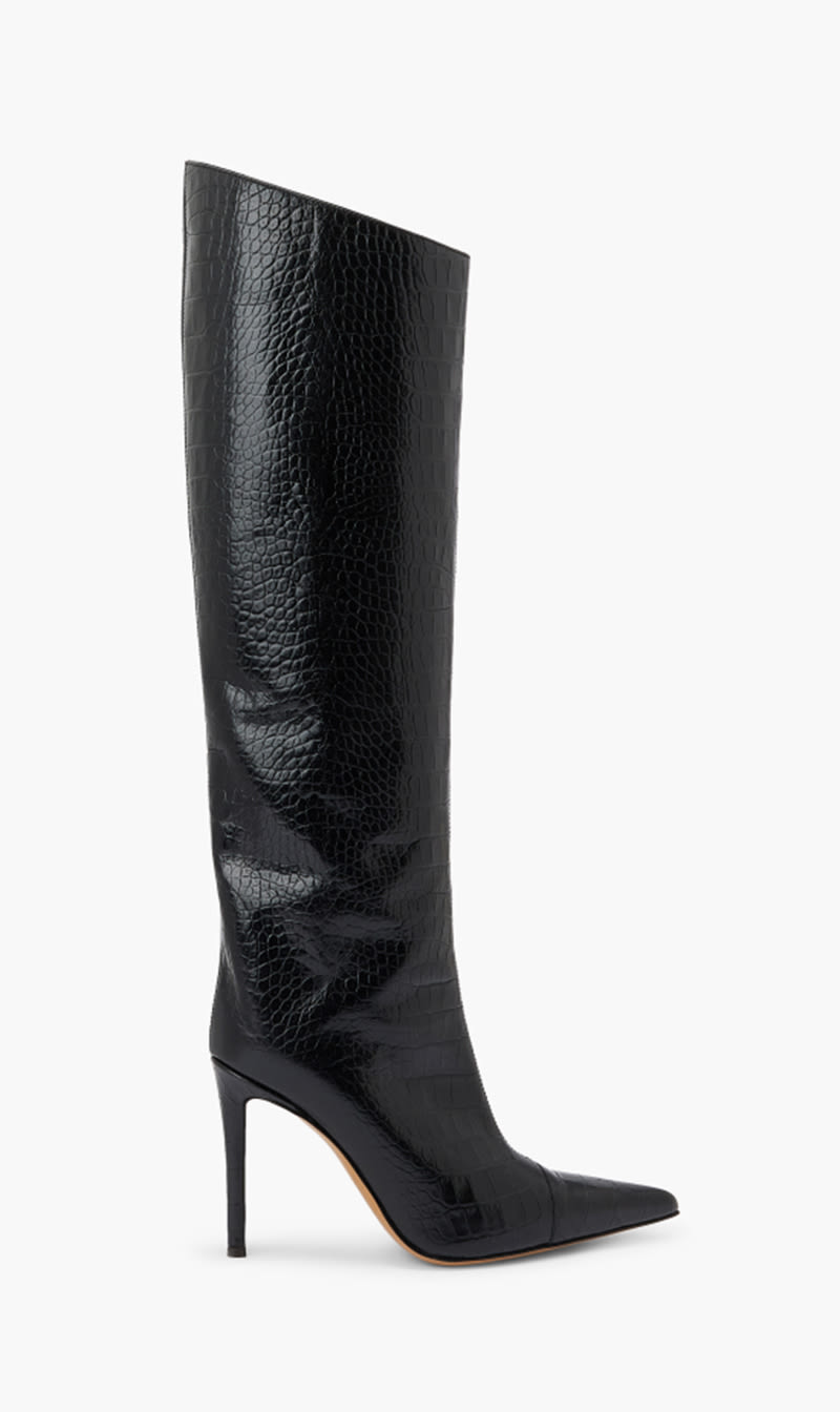 

Alexandre Vauthier Black C.basic 105 Ricoperto Boots for Women | The Deal Outlet